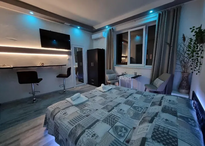 Apartamento студио в центъра на *